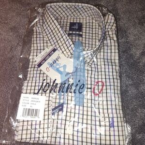 🌴 johnnie-O Casual Button Down 🌴 Short Sleeve! NWT!